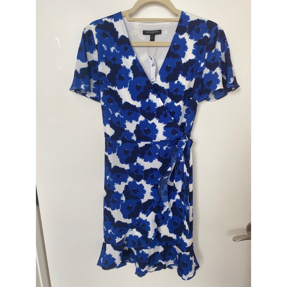 Banana Republic Floral Wrap Dress